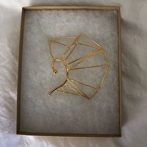 Matrix ear cuff by Nina Bernato